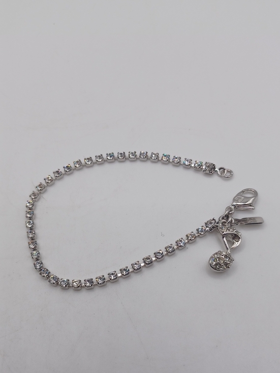 Swarovski Jewelry - Swarovski Crystal Tennis Bracelet with a Music Note Charm 6.5 Inches